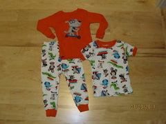 Carter's Boys 18m Pajamas Cotton 3 Piece Dog -- Used