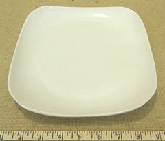 White Square Dinner Plate 8in