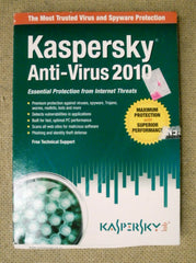 Kaspersky Anti-Virus 2010 -- Used