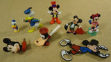 Disney Toy Characters Mickey Minnie Mouse Donald Duck Toys Goofy Pipe -- Used