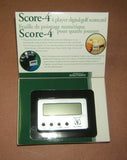 Perfect Solutions Score-4 Digital Golf Scoreboard 4 Players -- New