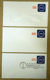 USPS Scott U611 25c Letter Envelope Stars & USA Lot of 18 -- New