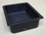 Bon Chef Food Pan 1/2 Size Stainless Steel Black Enamel 13in x 11in x 4in -- Used