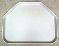 Commercial Grade Heavy Duty Cafeteria Trays Fiberglass 18in x 14in Beige Lot of 25 -- Used