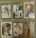 Collectible Cards/Prints 6-in x 4-in Lot of 6 Early 20th Century Native Americans - New