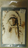 Collectible Cards/Prints 6-in x 4-in Lot of 6 Early 20th Century Native Americans - New