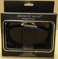 Designs by Milan Designer Case for most Blackberry's Smartphones PDAs Faux Leather Swivel Clip -- New