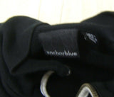 Anchor Blue Black Zip Up Sweatshirt XL Mens -- Used