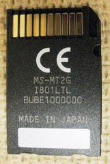 Sony MemoryStick Pro Duo 2GB MagicGate MS-MT2G -- Used