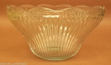 Glass Punch Bowl 12 1/2in x 12 1/2in x 7in