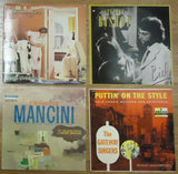 Record Album Qty 4 Mancini Steven Bishop REO Speedwagon Gateway Singers -- Used