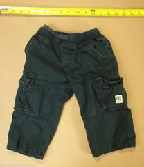 The Childrens Place Boys Cargo Pants 18m Toddler Dark Gray -- Used