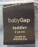 Baby Gap Boys Shirt Size 2 Years 24 Month Blue -- Used