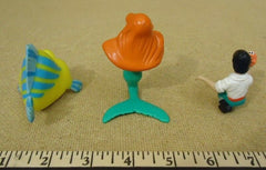 Disney Little Mermaid Toys Ariel Eric Flounder -- Used