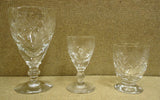 Etched Crystal Wine Glasses (3 sets of 4)