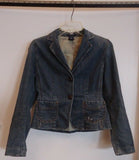 Gap Stretch Jean Jacket Womens Size 2 Cotton Spandex -- Used