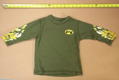 Gymboree Boys T Shirt Long Sleeves 18-24m Toddler Flames Cars Green -- Used