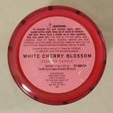 White Cherry Clossom Scented Candle Jar