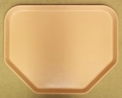 Cafeteria Trays Fiberglass 18in x 14in Pink Lot of 25 Trapezoid -- Used