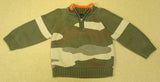 The Childrens Place Camouflage Sweater Boys 24m Toddler Greens -- Used