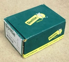 LH Dottie 631 1/4in x 3in Flat Hangar Screws Box of 88 Steel -- New