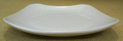 White Square Dinner Plate 8in