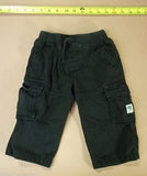 The Childrens Place Boys Cargo Pants Size 18m Toddler Black -- Used