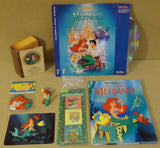 Golden Disney Little Mermaid Stereo Laser Videodisc Book Magnet -- Used