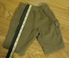 Dwell Studio Sweat Pants Boys 0-3M Infant Cotton Khaki -- Used