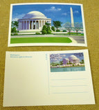 USPS Scott UX143 UX144 UX151 15c Postal Cards Lot of 50 Washington DC -- New
