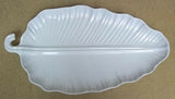 G.E.T. Commercial Grade LE-2514 Leaf Platter 25in x 14in Melamine White -- Used