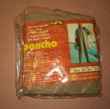 World Famous Poncho Heavy Gauge Vinyl 52in x 80in Multipurpose Waterproof 6925 -- New