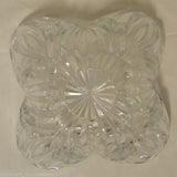 Crystal Serving Bowl 8in x 8in x 5in