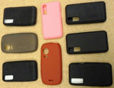 Samsung Smartphone Silicone Skin Cases 8 Count Multicolor -- Used