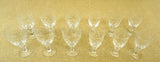 Etched Crystal Wine Glasses 2 sets of 6