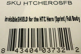 Zagg Invisible Shield HTC Full Body Hero Sprint HTCHEROSFB -- New