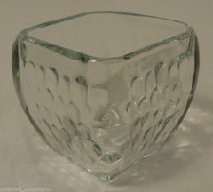 Votive or Tea Light Candle Holder 4x4x3in Glass