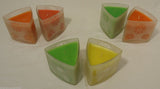 HD Designs Scented Candles Kaleidoscope Collection Qty 6 Citrus Frosted Glass