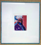 Handcrafted Art Print Native American 18in x 16 1/2in -- Used