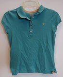 Old Navy Polo Shirt Teen Girl Size L Cotton Green -- Used