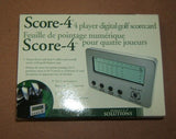 Perfect Solutions Score-4 Digital Golf Scoreboard 4 Players -- New
