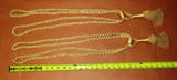 Tassles Gold Lot of 2 Adjustable 30” Long