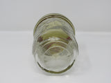 Unbranded/Generic Canning Jar Fruit Embossed 3in L x 3in W x 4in H Vintage Glass -- Used