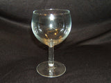 Designer Wine Glass Stemware 5 1/2in-T x 3in Clear Classic Glass -- Used