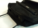 Lucas Monarch Laptop Backpack With Wheels and Handle Black Three Pouches Nylon -- Used