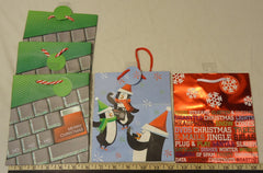 Best Buy Christmas Gift Bags 4 Sizes see decription Qty 11  -- New