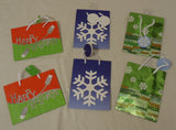Best Buy Jeanmarie Mini Christmas Gift Bags 5 3/4in x 4 1/2in x 2in Qty 6 -- New