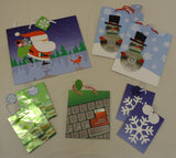 Christmas Gift Bags Qty 8 see description 5 Styles 4 Sizes  -- New