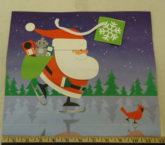 Christmas Gift Bags Large Santa Small Snowflake Qty 6 -- New