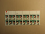 USPS Scott 2417 25c 1989 Lou Gehrig Mint NH Plate Block 20 Stamps -- New